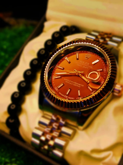👑 Royal Chocolate Edition Watch